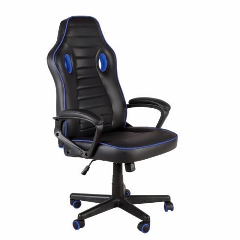 Кресло MF-3041 Black+blue